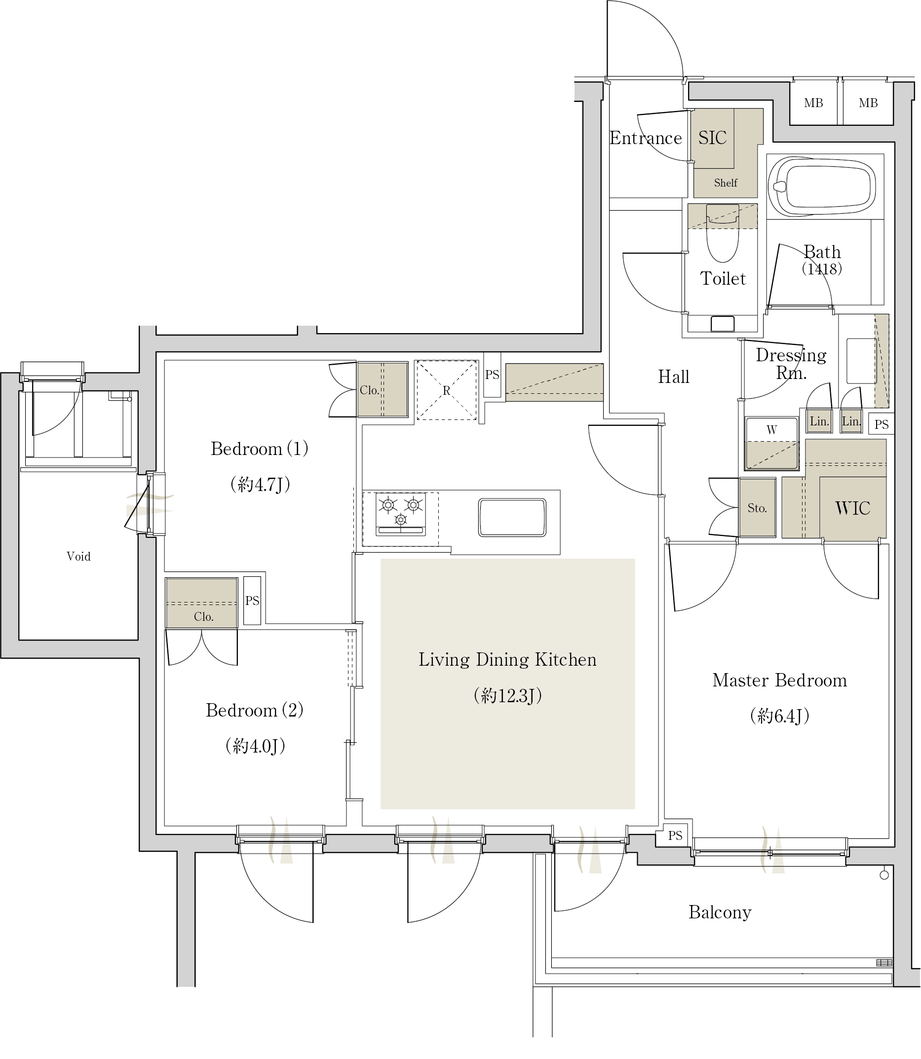 The Circle Ctype リビング・ダイニング中心の [集いの邸]