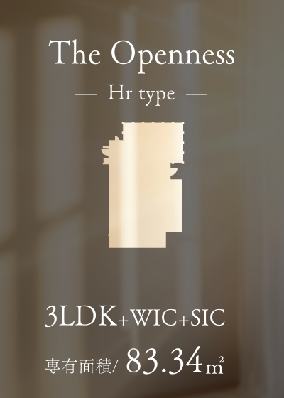 The Openness Hr type ダブルルーフバルコニー付の［開放の邸］