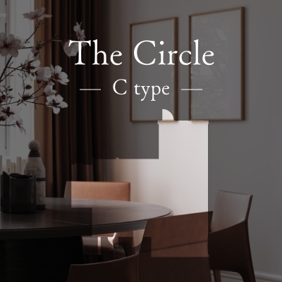 The Circle Cgtype リビング・ダイニング中心の [集いの邸]