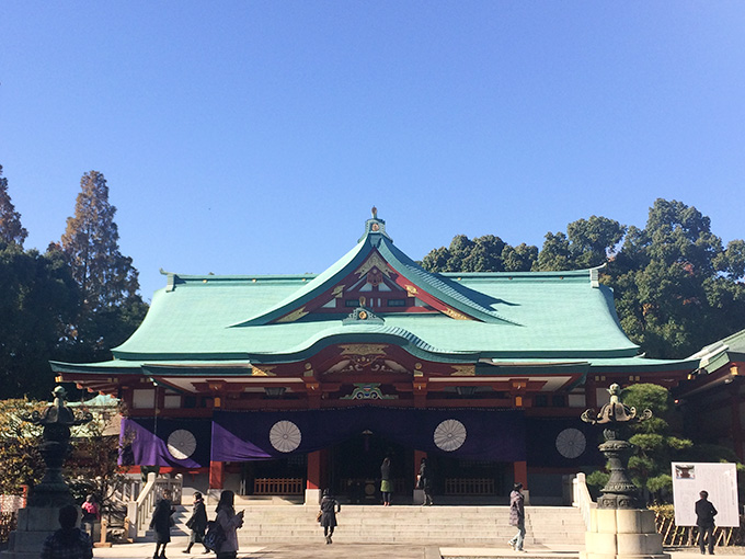 日枝神社境内